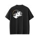 fæ // broken oversized heavyweight organic cotton tee, back view